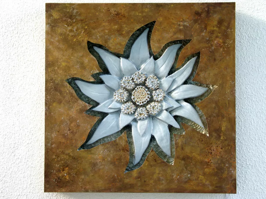 Lichtobjekt Edelweiss