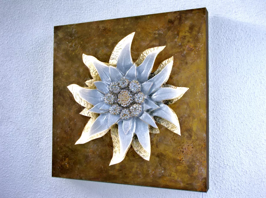 Lichtobjekt Edelweiss
