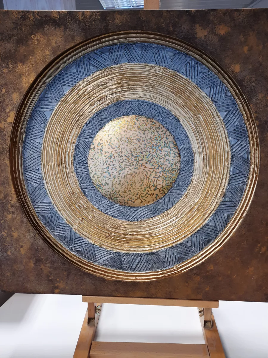 Lichtobjekt Die Kreise des Saturn