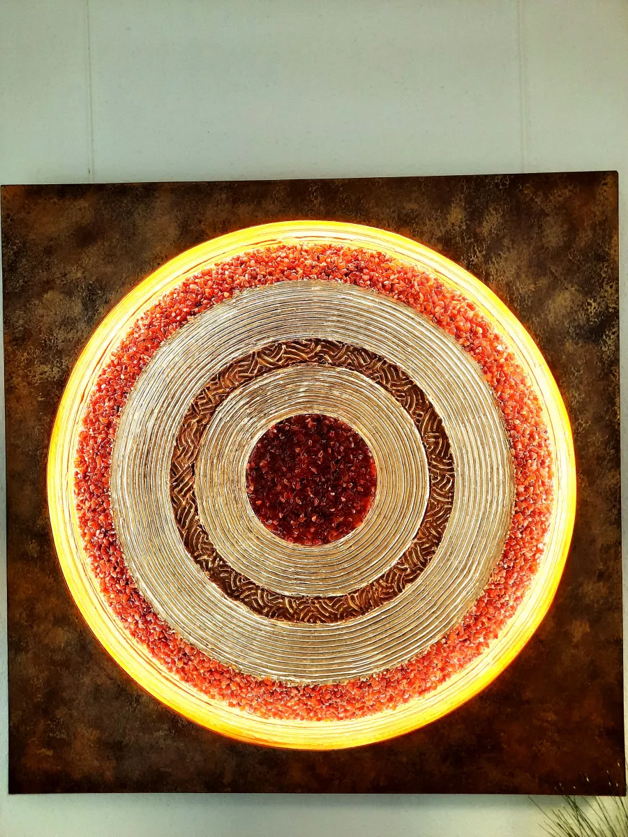 Edelsteinlichtobjekt ORIENTAL COLORS