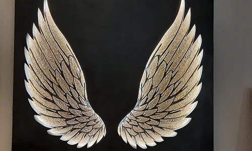 Lichtobjekt Engelflügel